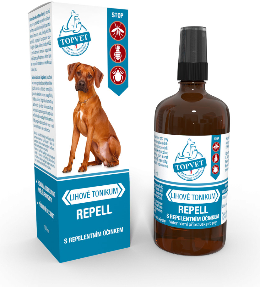 Topvet Repell liehové tonikum pre psov 100 ml