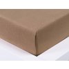 XPOSE® Jersey plachta Exclusive - hnedá 200x220 cm, Jersey