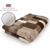 DRYBED Premium Vet Bed Patchwork hnedý 100 x 75 cm