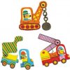 Djeco Duo Puzzle pohyblivé vozidlá DJ08170