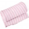 Sablio Deka Ružové pruhy - 190x140 cm