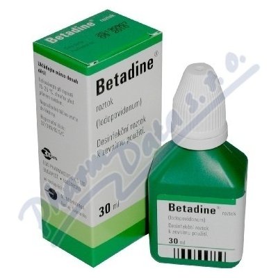Betadine dezinfekčný roztok 100 mg/ml sol.der.1 x 30 ml