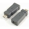 Redukcia OEM USB mini 5 PIN/female - Micro USB/male