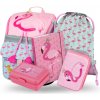Baagl Školský set Zippy Plameniak II 16 L ružová