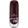 Essence Gel lak na nechty - 72 Left Me On Red 8ml