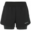 Dámske šortky CRAFT ADV Essence 2v1 2 black L