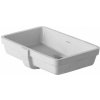DURAVIT - Vero Umývadlo zápustné, 49x32 cm, s prepadom, biela 0330480000