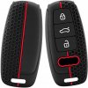 Silikónové puzdro / obal na kľúč / diaľkové ovládanie AUDI A3 A4 B9 A6 A7 4K A8 E-tron Q8 SQ8 Q7