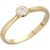 MOISS Diamantový prsteň zo žltého zlata RAL00127-P 58 mm