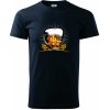 Beer polliter plný tričko tmavomodrá