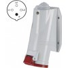 Zásuvka 4P 32A/400, IP44, nástenná 8001636231563