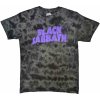 Black Sabbath Wavy Logo Wash Collection Black M Tričko