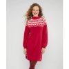 Dámské šaty Blutsgeschwister 001243-350 1252 Scandi woods 1252 nostalgic island knit red velikost M