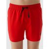 4F Boys' swimming shorts tmavočervená