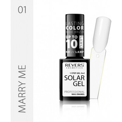 Revers Solar gél lak na nechty 01 Marry Me 12 ml