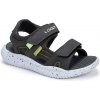 Detské sandále LOAP, VEOS KID tmavo sivá,Zelená,Biela 30