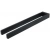 NIMCO NIMCO MAC 29098-90 - Nástenný vešiak na uteráky MAYA 37 cm matná čierna NM0047 + záruka 3 roky zadarmo
