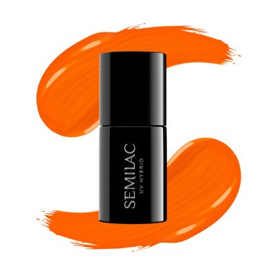 Semilac gél lak 566 Neon Orange Oranžová 7 ml