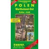 Polsko (Wartheland-Ost /Lodž) 1:200 000 / automapa - Höfer Verlag