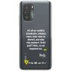 Picasee silikónový prehľadný obal pre Xiaomi Poco F3 - Kazma - SVĚT PATŘÍ TĚM, CO SE NEPOSEROU