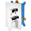 Novaservis Metalia 58 - Batéria pod omietku na 2 spotrebiče vrátane telesa, chróm BOX58051R,0