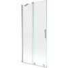 Mexen Velar, 2-krídlová posuvná vaňová zástena 90 x 150 cm, 8mm číre sklo, chrómový profil, 896-090-000-01-01