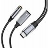 Tech-protect KÁBLOVÝ ADAPTÉR TECH-PROTECT ULTRABOOST PD60W/6A TYP-C NA MINI JACK 3,5MM A TYP-C ČIERNA