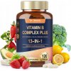 Vitamín B komplex 13 v 1 s vitamínmi B1, B2, B3 (Niacínamid)