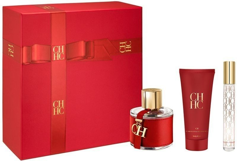 Carolina Herrera CH Woman EDT 100 ml + telové mlieko 100 ml + EDT 10 ml darčeková sada