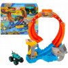 Hot Wheels Monster Trucks Žraločia slučka Dráha s kraksou Sada