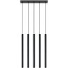 Sollux | Sollux SL.0472 - Luster na lanku PASTELO 5 5xG9/8W/230V čierna | SLX0273
