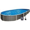 Bazén AZURO RATTAN ovál 5,5 x 3,7 x 1,2m + piesková filtrácia 7m3/hod