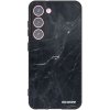 Picasee silikónový čierny obal pre Samsung Galaxy S23 5G - Black marble