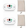 Baby Control Premium Twins 2 ks monitor dychu 2 ks extra veľké snímacie podložky