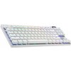 Logitech Logitech® G PRO X TKL LIGHTSPEED Gaming Keyboard - WHITE - US INT'L - 2.4GHZ/BT - N/A - EMEA28-935 - TACTILE 920-012148