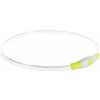 Flash light ring USB, blikací obojok, L-XL: 65 cm/ ø 8 mm, zelená