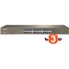 Tenda TEG1024G 24x Gigabit Switch, Fanless-bez ventilátorů, Rackmount 19