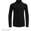 Devold Duo Active Merino Zip Neck Jr čierna