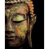 ZUTY Maľovanie podľa čísel - BUDDHA NA ČIERNOM POZADÍ Rámovanie: vypnuté plátno na rám, Rozmer: 80x100 cm