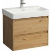 Laufen Base 2.0 skrinka 67x44.5x51.5 cm závesná kúpeľňová skrinka pod umývadlo dub H4112921082671