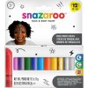 SNAZAROO Sada barev na obličej a tělo v tyčinkách 12ks