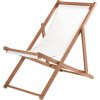 PROGARDEN stoličky skladacie agátové drevo PORTO biela KO-VT2200320