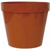 Kinekus Kvetináč lesklý plastový, 14cm, terakota