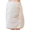 . Pánsky kilt do sauny - Vedro, ľanovo-bavlnený, prírodný 55*140 cm