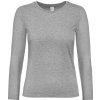 B&C Dámske tričko s dlhým rukávom TW08T Sport Grey (Heather) S
