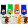 4x SIRUP KONCENTRÁT SODASTREAM 7UP MIRINDA PEPSI / MAX 9L NÁPOJA s objemom 440 ml