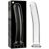 Ibiza Nebula Model 17 Dildo Borosilicate Glass 18.5 x 3 cm Clear