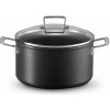 Le Creuset Kastról TOUGHENED 24 cm, 6 l, čierna, hliník