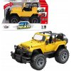 TERÉNNY AUTOMOBIL TERÉNIA Hračka Pre Dieťa Džíp Žltý Na Batérie SUPER