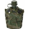 MFH poľná fľaša plastová, 1 l, nylonový obal - WOODLAND US